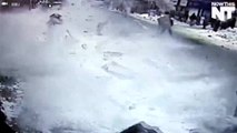 Insane Chunks Of Falling Snow Cause Injuries In Turkey