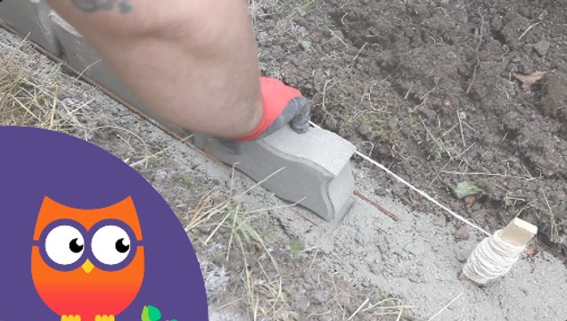 Comment poser une bordure en pavés (Ooreka.fr)
