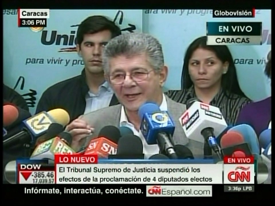 Henry Ramos Allup denunció que jefe de seguridad de Cabello le impidió acceso a edificio administrativo de la AN