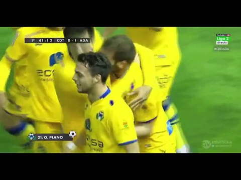 0-1 Óscar Plano Goal Spain Segunda Division - 04.01.2016, CD Tenerife 0-1 Alcorcón