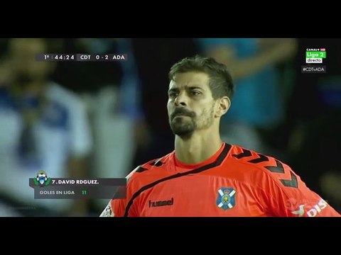 0-2 David Rodríguez Penalty Goal Spain Segunda Division - 04.01.2016, CD Tenerife 0-2 Alcorcón