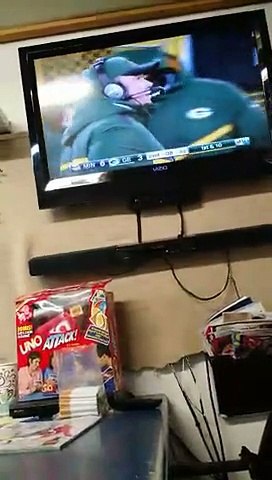 Sitting In The Galley Watching Football