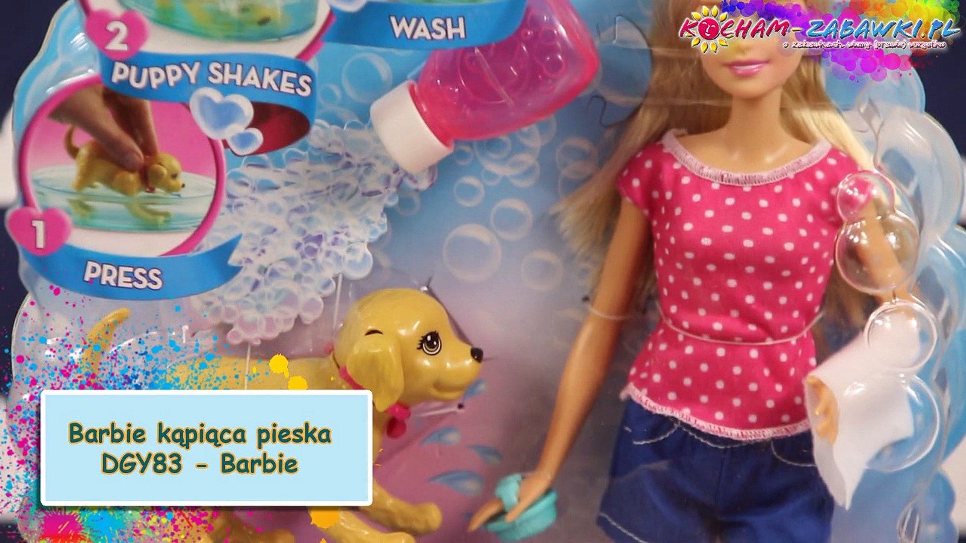 barbie splish splash pup playset