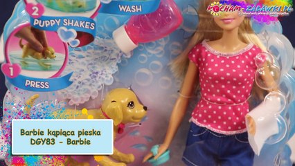 Barbie Splish Splash Pup Playset / Barbie Kąpiel Pieska - DGY83 - Recenzja