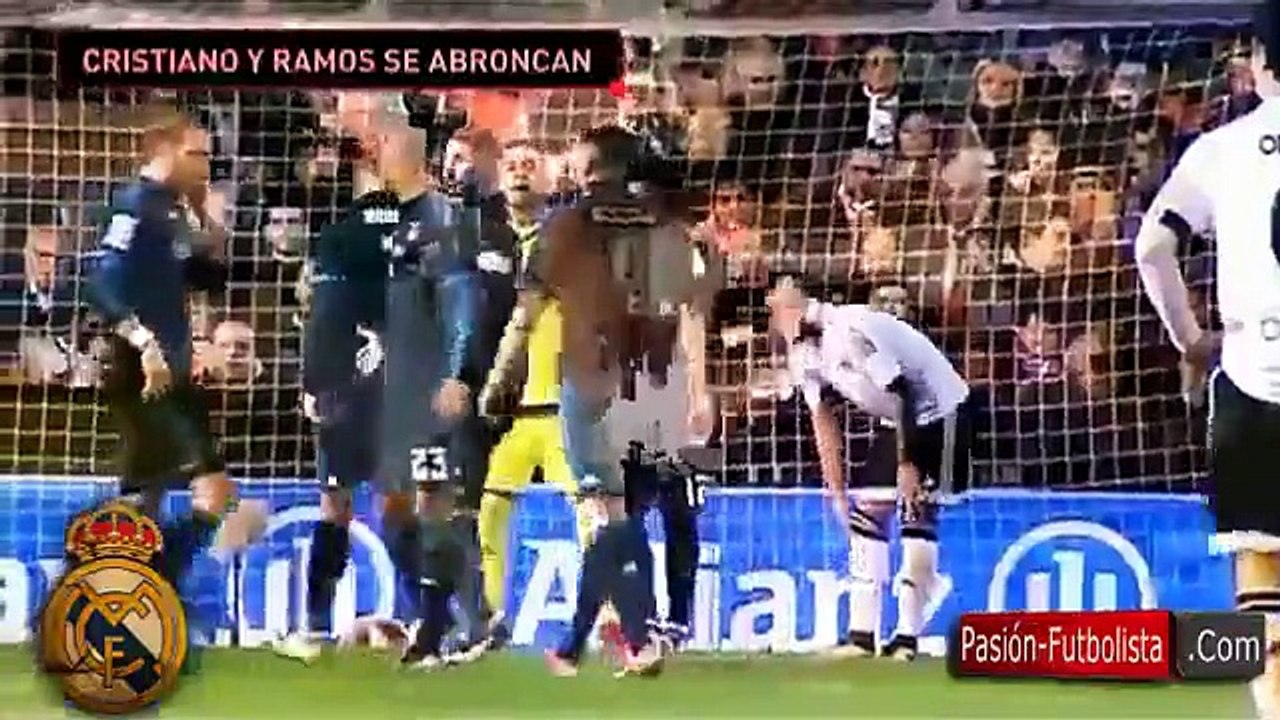 ronaldo and ramos fight