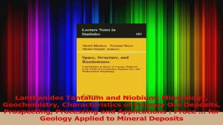 PDF Download  Lanthanides Tantalum and Niobium Mineralogy Geochemistry Characteristics of Primary Ore PDF Online