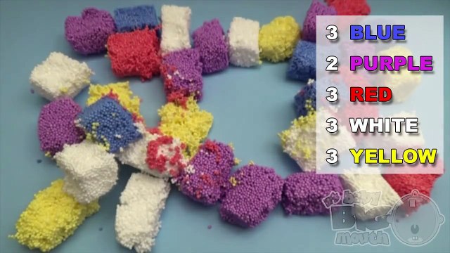 Learn Colours with Squishy Glitter Foam! Fun Learning Contest! Part 2