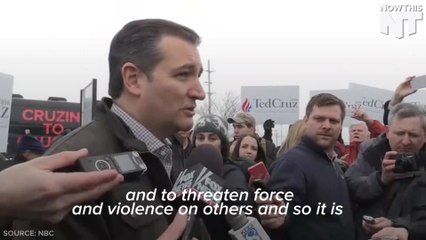 Ted Cruz Hopes Armed Militia Men "Stand Down Peaceably"