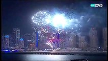 Dubai New Year's Eve 2016 Fireworks Celebrations