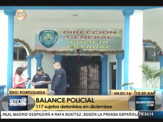117 detenidos en Portuguesa durante el operativo navideño