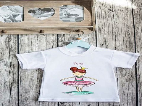 Самый лучший подарок на день рождения - Футболка детская с вашим текстом Балерина в г. Нижний Новгород