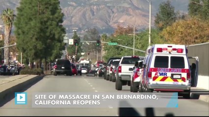 Site of massacre in San Bernardino, California reopens