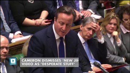 Cameron dismisses ‘New Jihadi John’ video as ‘desperate stuff’