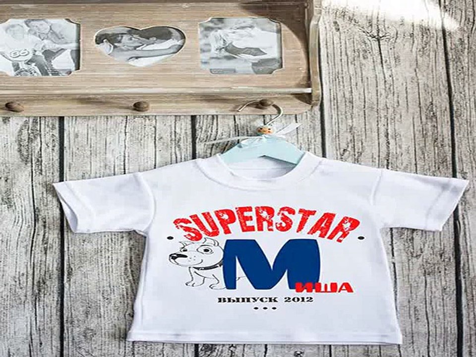 Популярный подарок на день рождения - Футболка детская с вашим текстом SuperStar в г. Омск