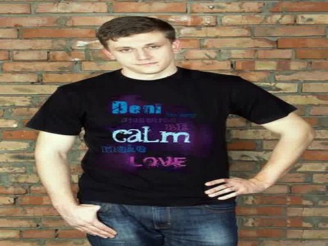 Ура! Долго искал подарок на день рождения - Футболка мужская с вашим текстом Be calm make love в г. Ижевск