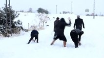 Yurtta Kış - Kilis'te Kar Yağışı Nedeniyle 25 Köy Yolunda Ulaşım Sağlanamıyor
