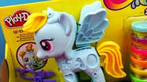 Play Doh My Little Pony Style Salon Playset Rainbow Dash toy Playdough Review 2015
