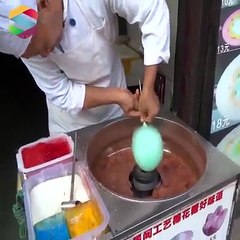 Sous forme de sucre des bonbons roses