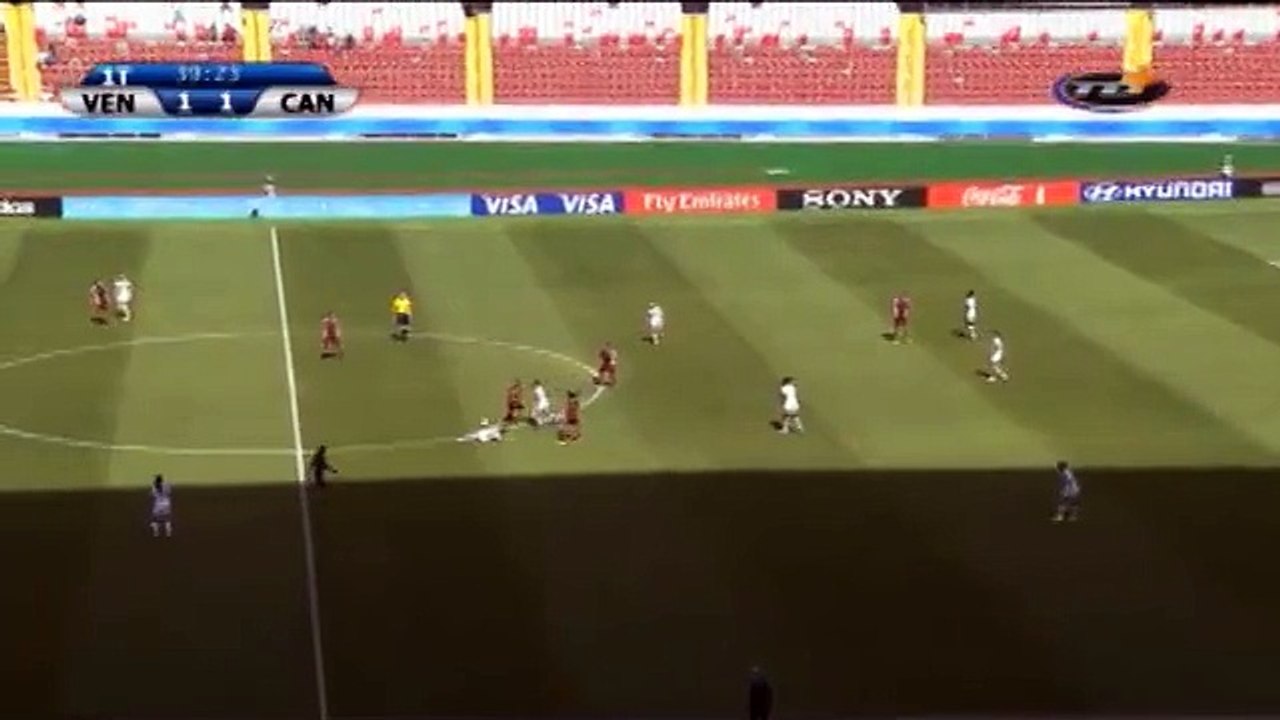 Gol - Venezuela 1 vs Canada 2