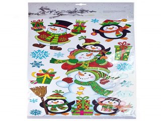 Недорогой подарок на день рождения - Набор наклеек Снеговики и пингвины в г. Москва