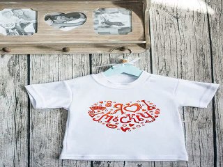 Популярный подарок на день рождения - Футболка детская с вашим текстом Я люблю Москву в г. Кемерово