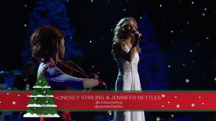 Lindsey Stirling, Jennifer Nettles - Silent Night - CMA Country Christmas Dec 3, 2015