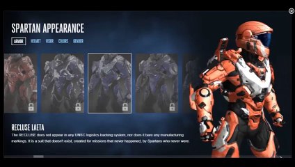 Halo 5 Customization - Armor - Recluse Laeta