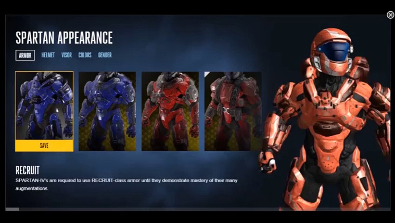 Halo 5 Customization - Armor - EVA