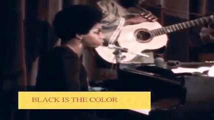 Black is the color of my true love's hair