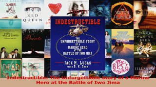 PDF Download  Indestructible The Unforgettable Story of a Marine Hero at the Battle of Iwo Jima PDF Online