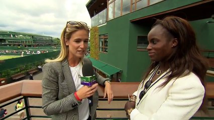 Eniola Aluko checks in with Live @ Wimbledon