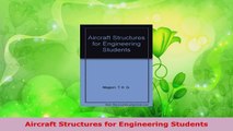 Read  Aircraft Structures for Engineering Students Ebook Free