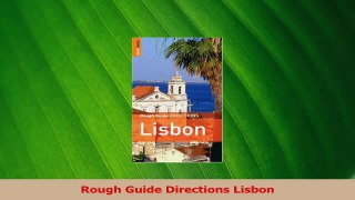 Download  Rough Guide Directions Lisbon PDF Online