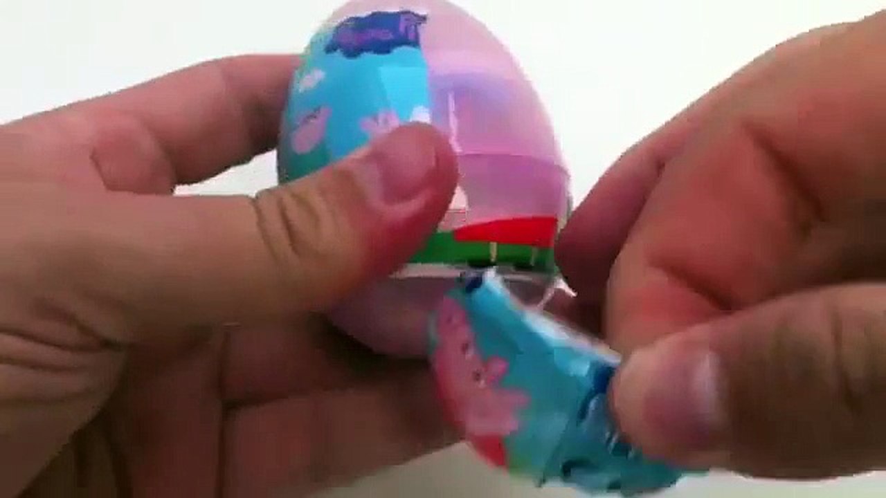 Bueno Peppa Pig unboxing surprise candies egg and toy Kidstvsongs