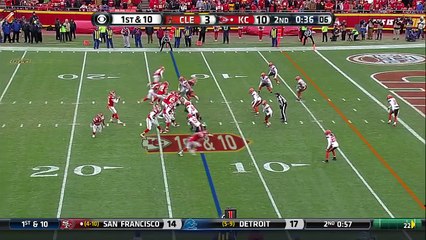 Alex Smith & Travis Kelce Connect for 13 yard TD | Browns vs. Chiefs | NFL