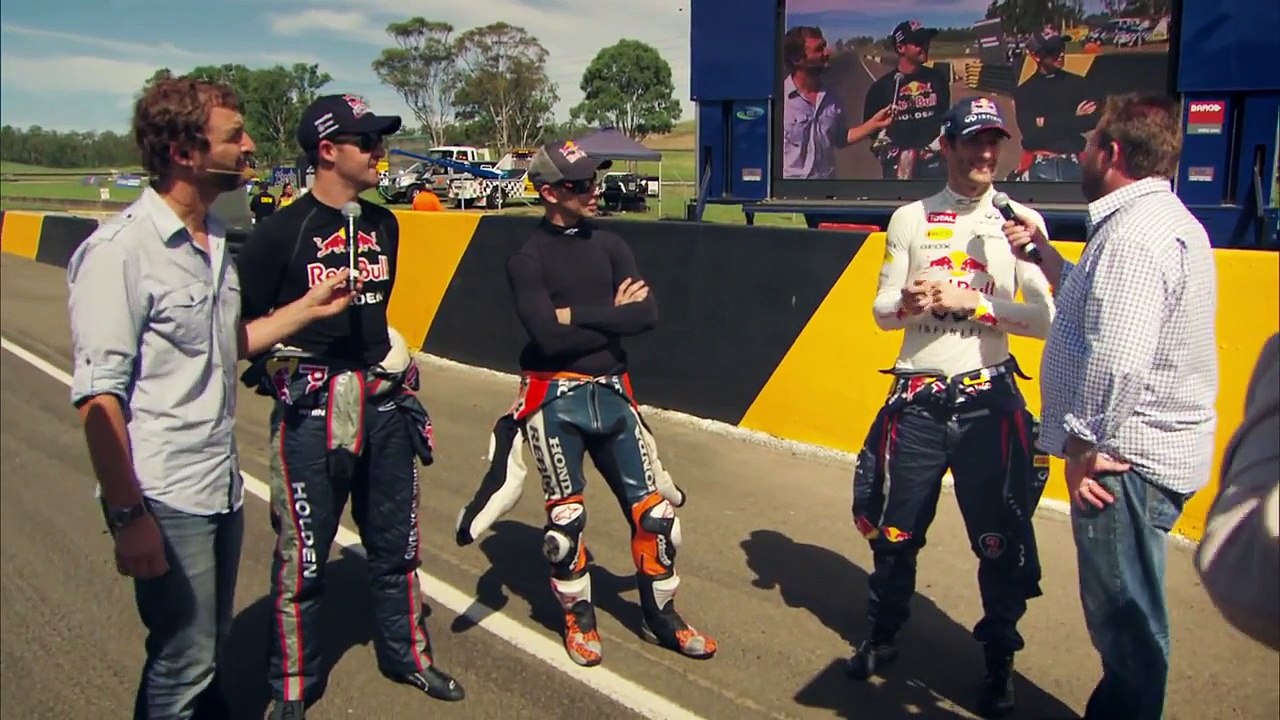 Supercar Vs Motorbike Vs F1 Car Top Gear Festival Sydney