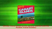 Read  Berlitz Travel Guide to the Canary Islands Berlitz Pocket Travel Guides Ebook Free