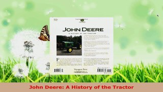 PDF Download  John Deere A History of the Tractor PDF Full Ebook