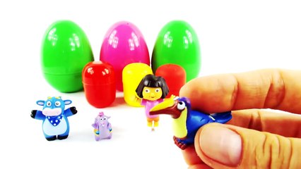 Dora The Explorer & Friends! Surprise Egg UNBOXING Demo! Tico, Grumpy Old Troll, Señor Tuc