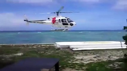 Pilote Rookie retourne alors qu'ils tentaient de débarquer de son hélicoptère à Fidji