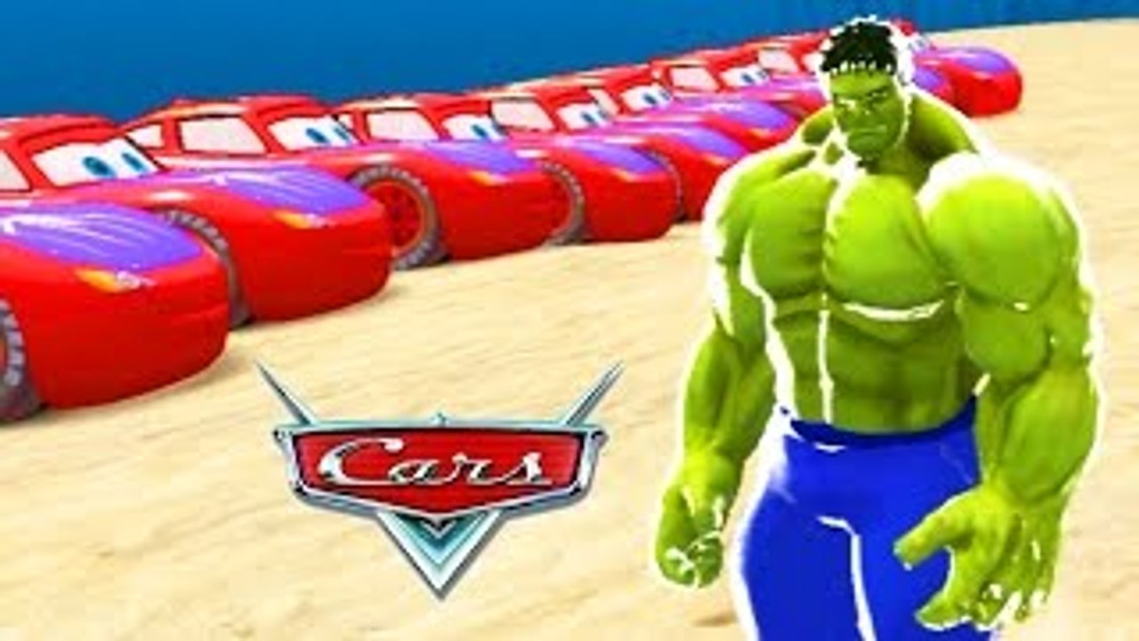 NEW Smash Party w/ The HULK & Custom SPIDERMAN lightning McQueen Cars