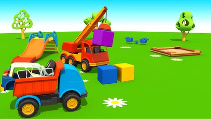 Leos POLICE CAR Kids 3D Educational Construction Cartoons for Children (мультики на англ