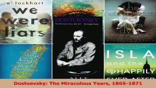 PDF Download  Dostoevsky The Miraculous Years 18651871 Read Online