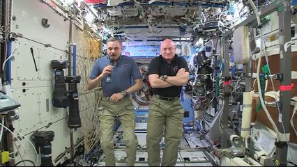 One Year Space Station Crewmembers Discuss Life in Space with Time Magazine