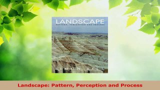 PDF Download  Landscape Pattern Perception and Process PDF Full Ebook