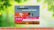 Download  New Container Architecture Design and Sustainability EBooks Online