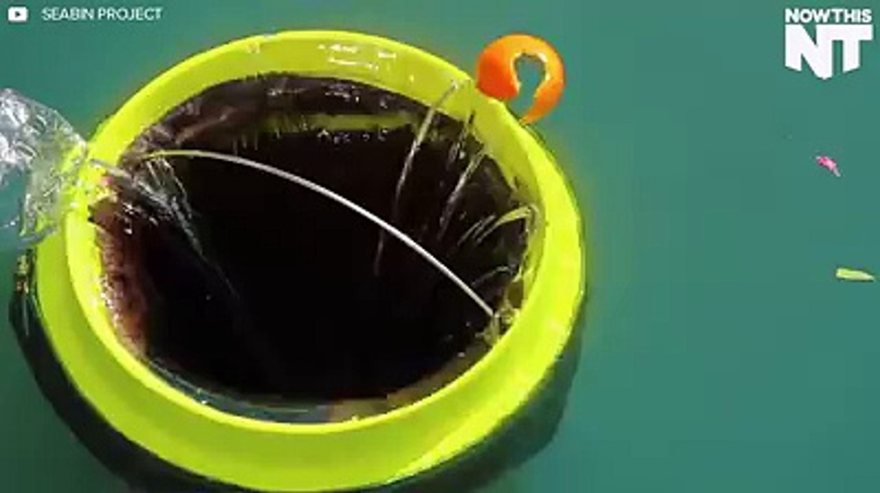These genius "Seabins" vacuum garbage and pollution right out of the ocean