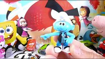 Kinder SMURFS Маша и Медведь, Masha i Medved Disney,Toys Cars Frozen masha and the bear