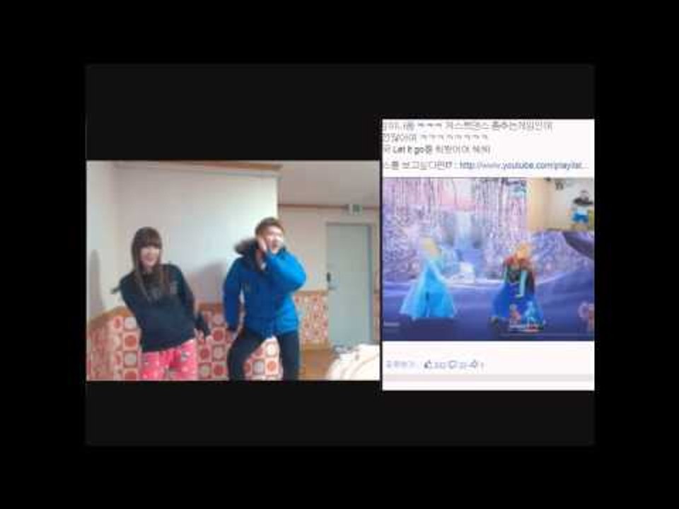 ㅋㅋㅋㅋㅋ 미소와 서넹이가 추는 렛잇고!! 썬미의 춤실력은!?[양띵TV미소]Dance