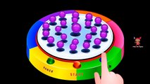 Colors for Children to Learn with Crazy Balls Machine Colours for Kids to Learn Learning V